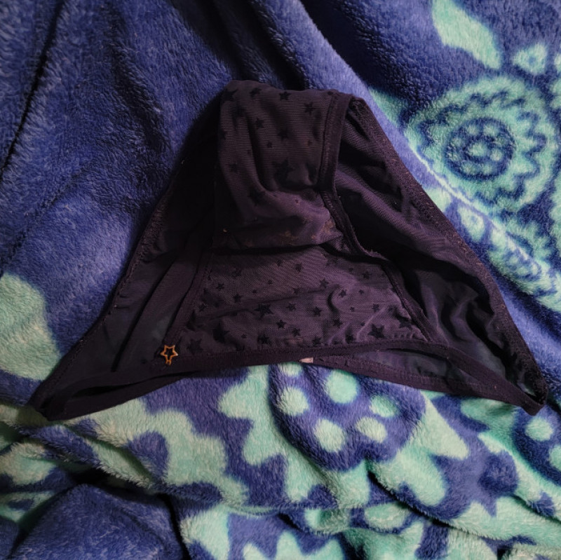 Sheer see through star print Bikini cut